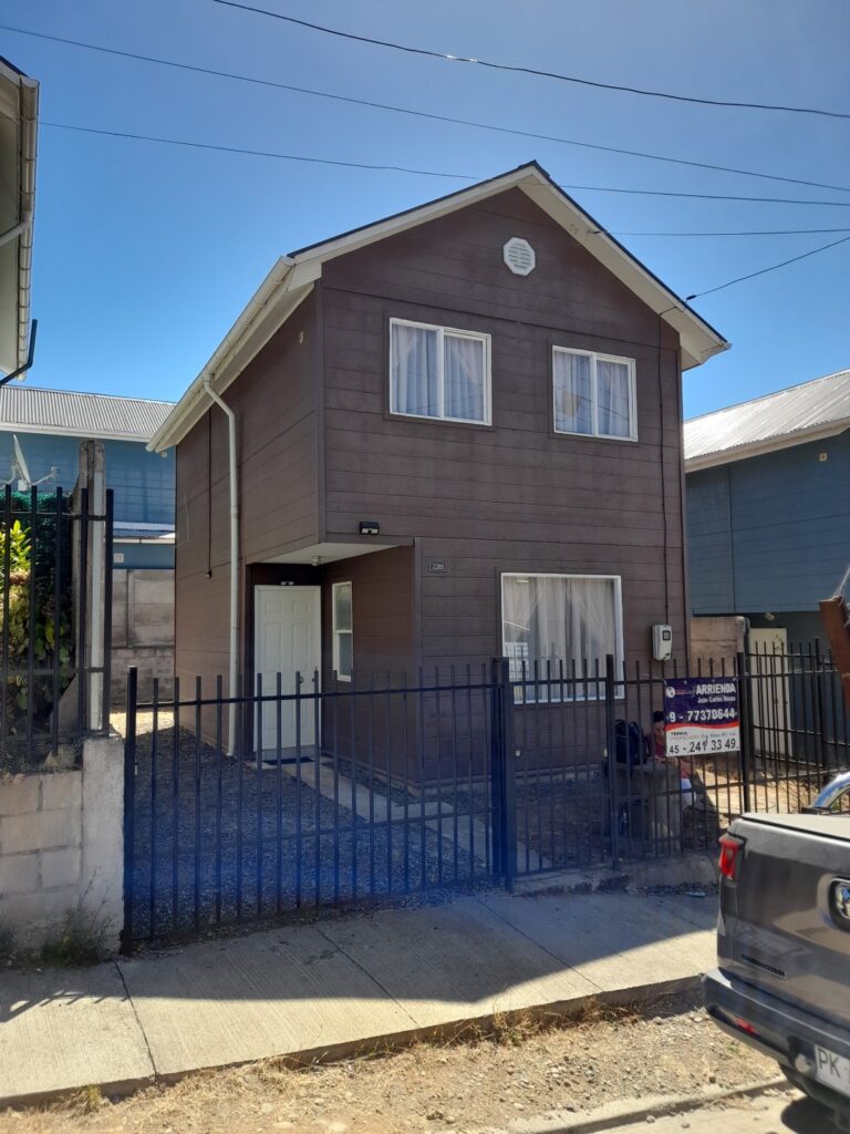 Arriendo de casa año corrido 2ª Faja Villarrica